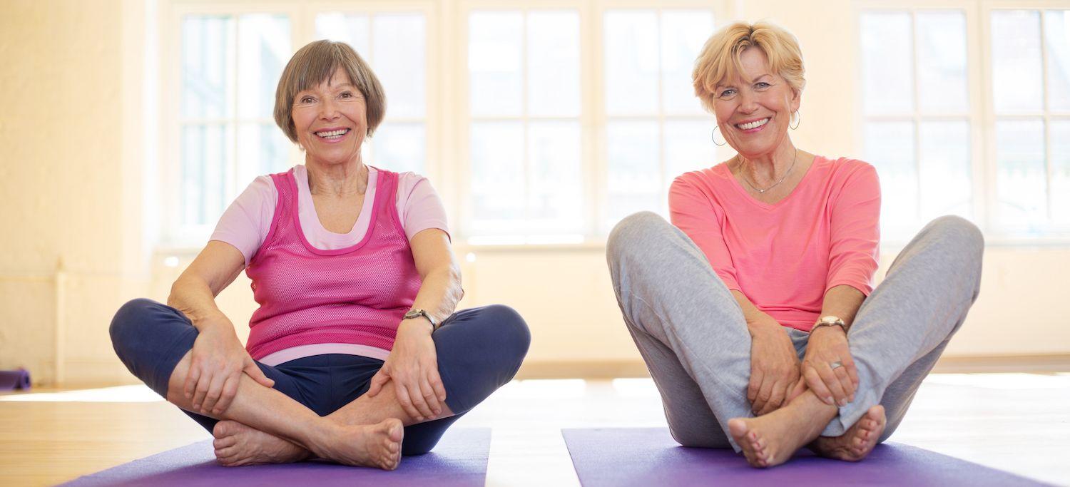 Two Older Women Use Flexible Coping Strategies Such as Yoga to Manage Chronic Pain and Menstrual Pain and Depression