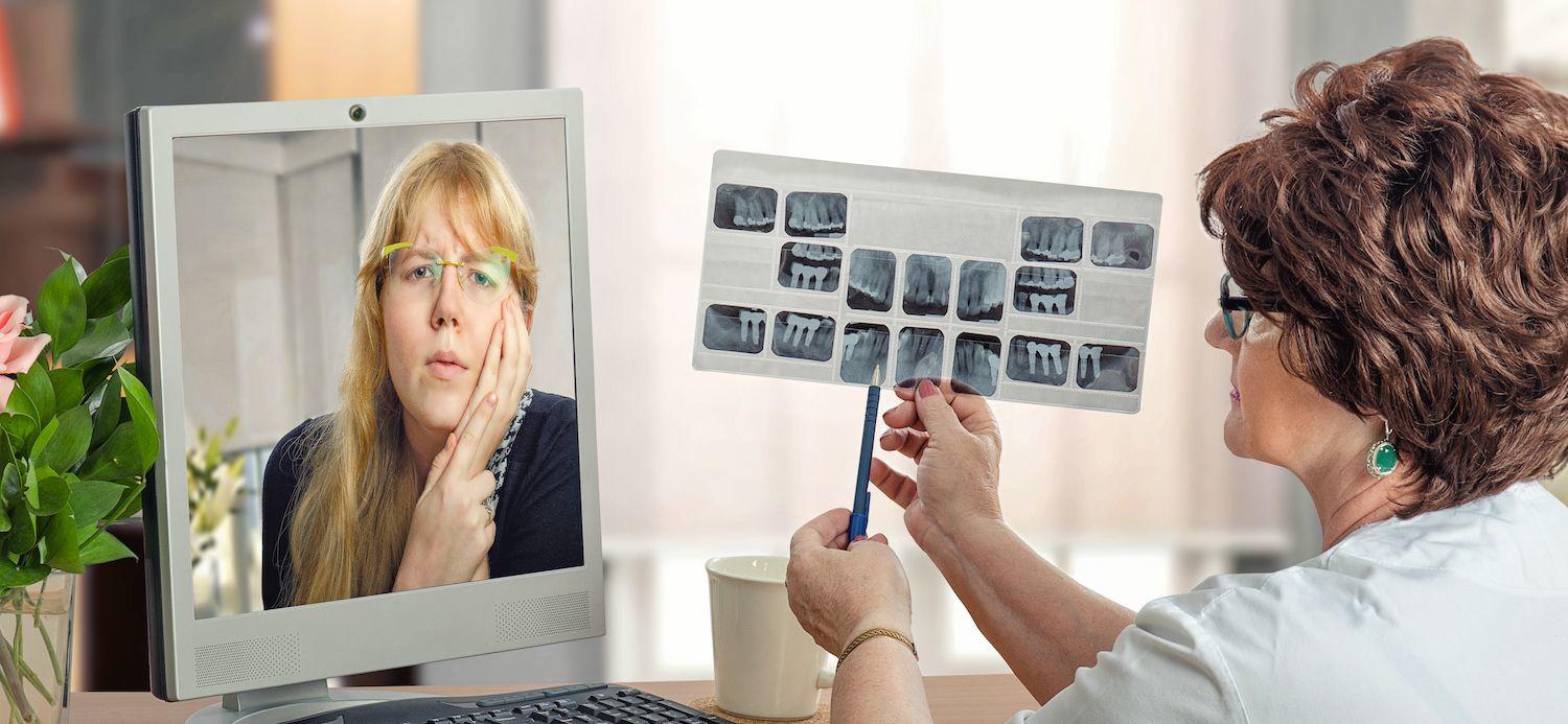 Teledentistry - Frequently Asked Questions - Female Dentist Conducting a Telehealth Consultation